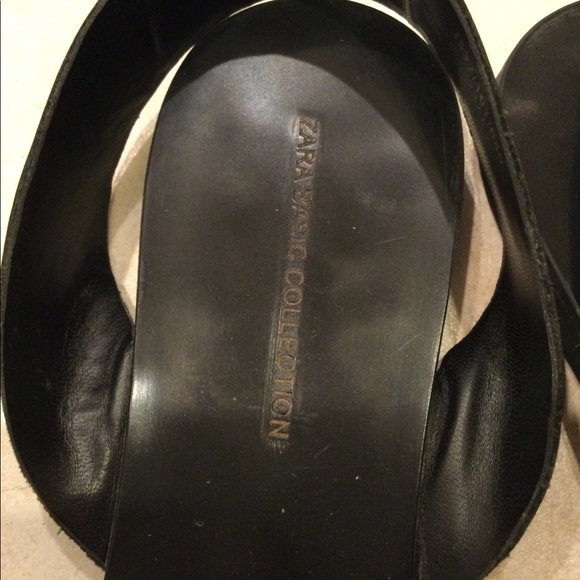 Zara Collection leather braided sling backs - Picture 2 of 8